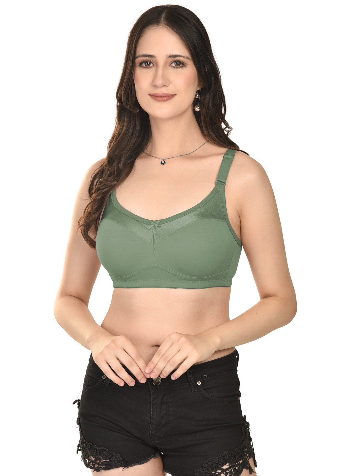 French Beauty Amelie C Cup Full Coverage Cotton Bra
