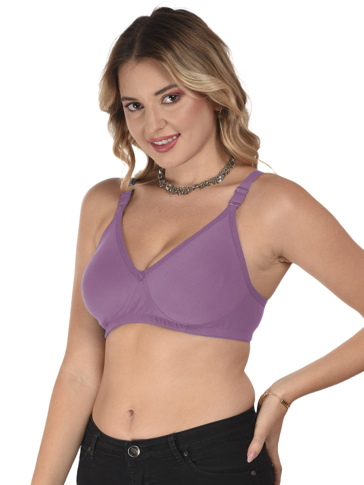 French Beauty Octavia D Cup Full Support Cotton Bra