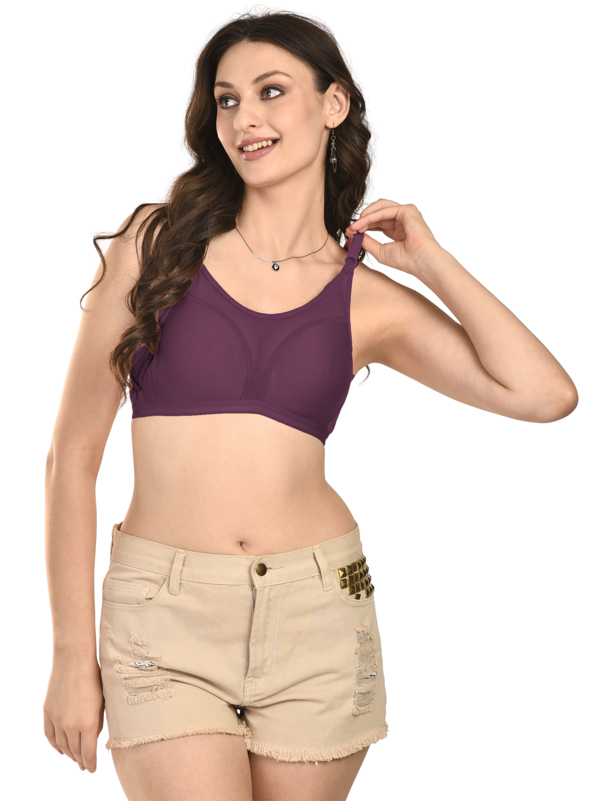 French Beauty Femina B Cup Wirefree Everyday Bra
