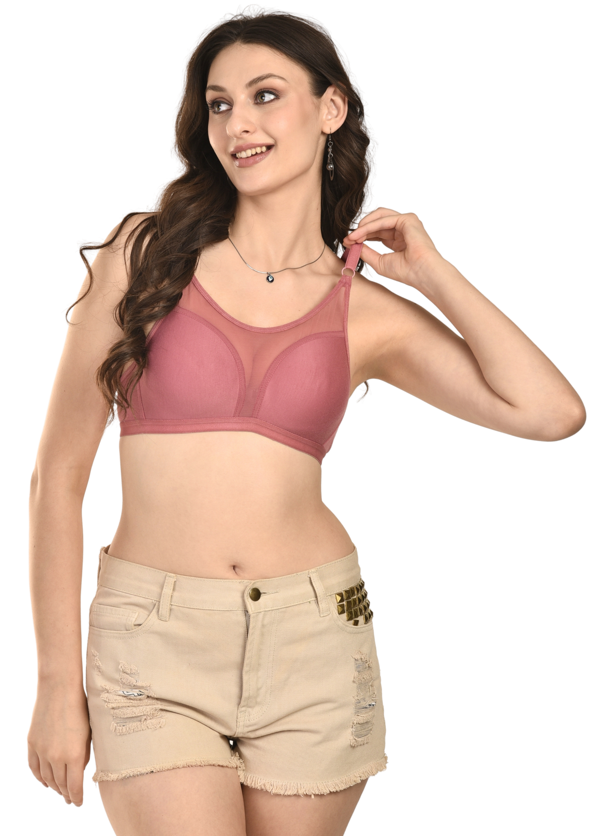 French Beauty Femina B Cup Wirefree Everyday Bra