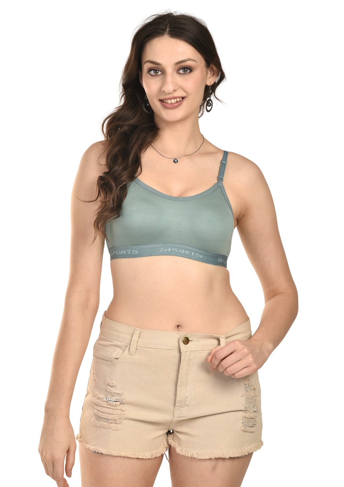 French Beauty Falcon Double-Layer Moulded Sports Bra
