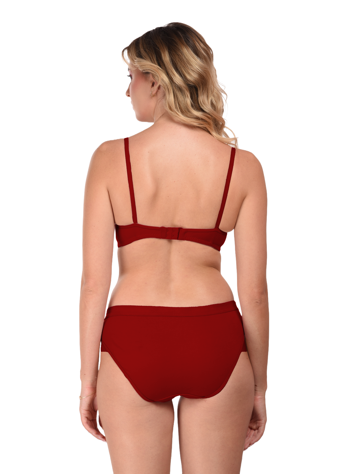 French Beauty Cherie Rose Wirefree Bra & Bikini Panty Set