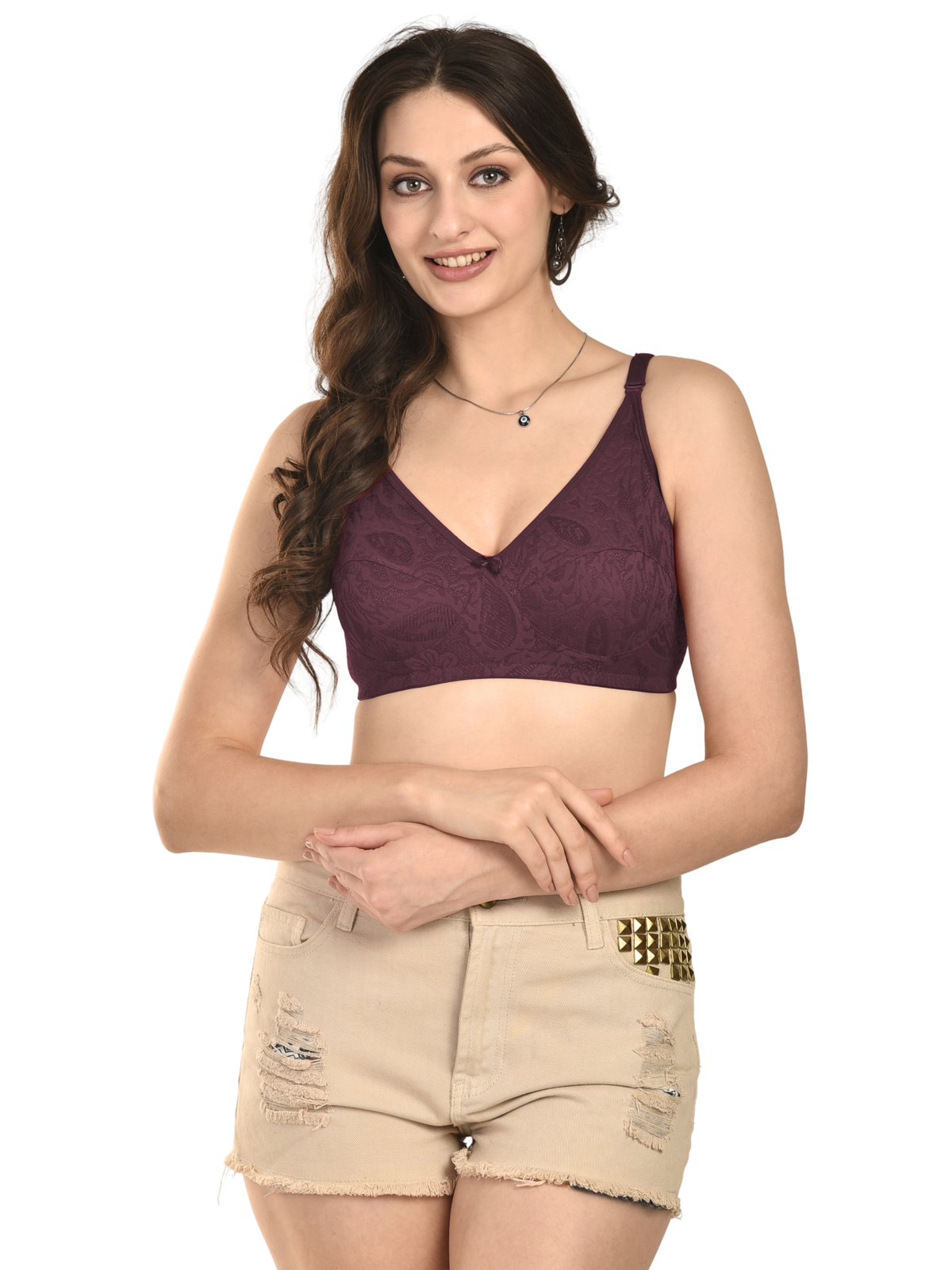 French Beauty Zaara B Cup Wirefree Everyday Bra