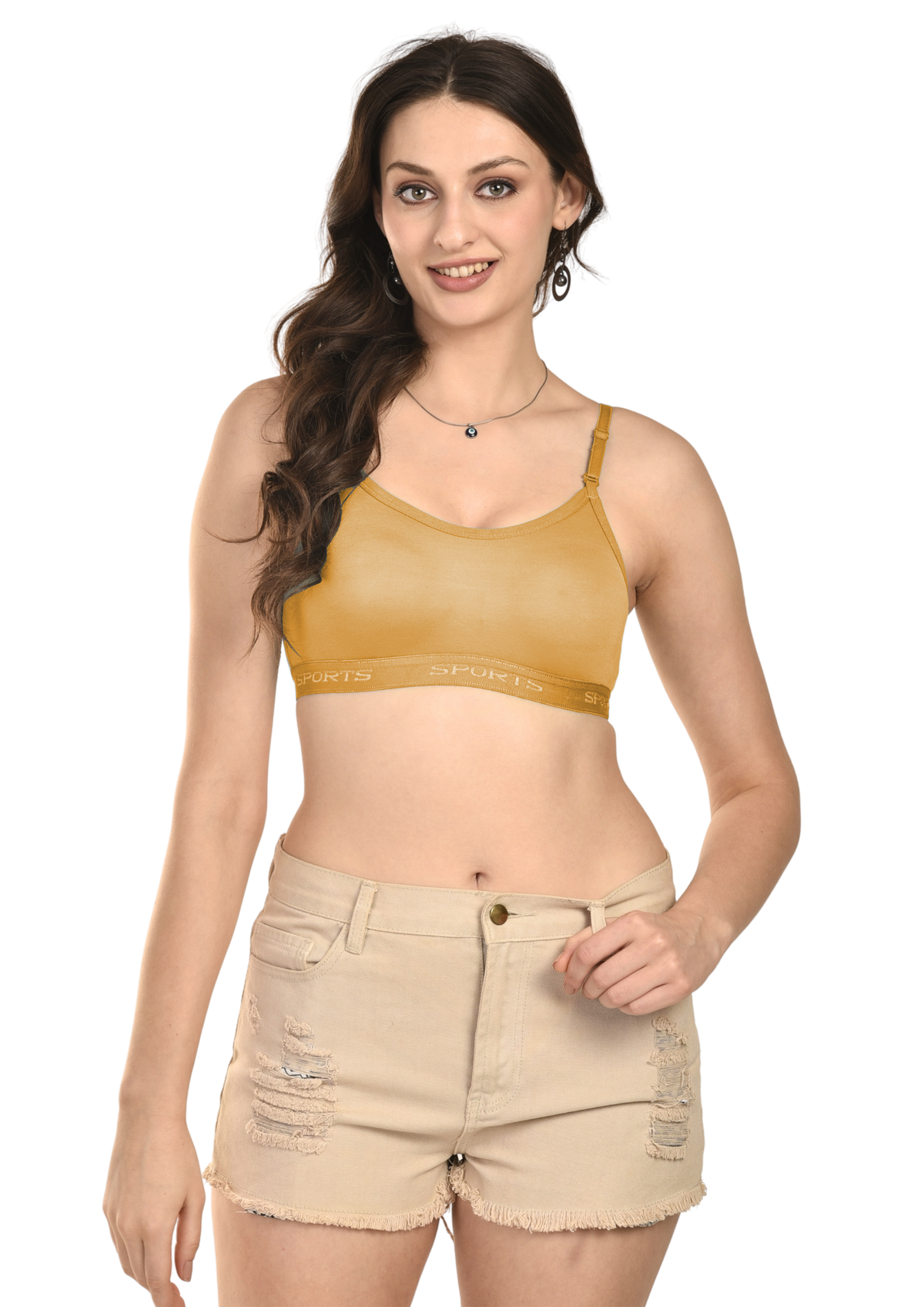 French Beauty Falcon Double-Layer Moulded Sports Bra