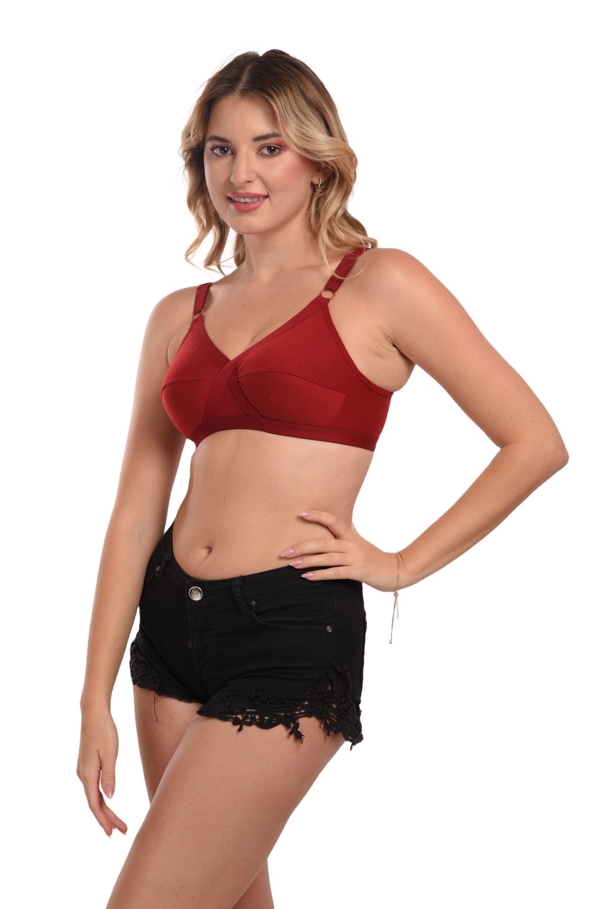 French Beauty Serena D Cup Minimizer Support Bra