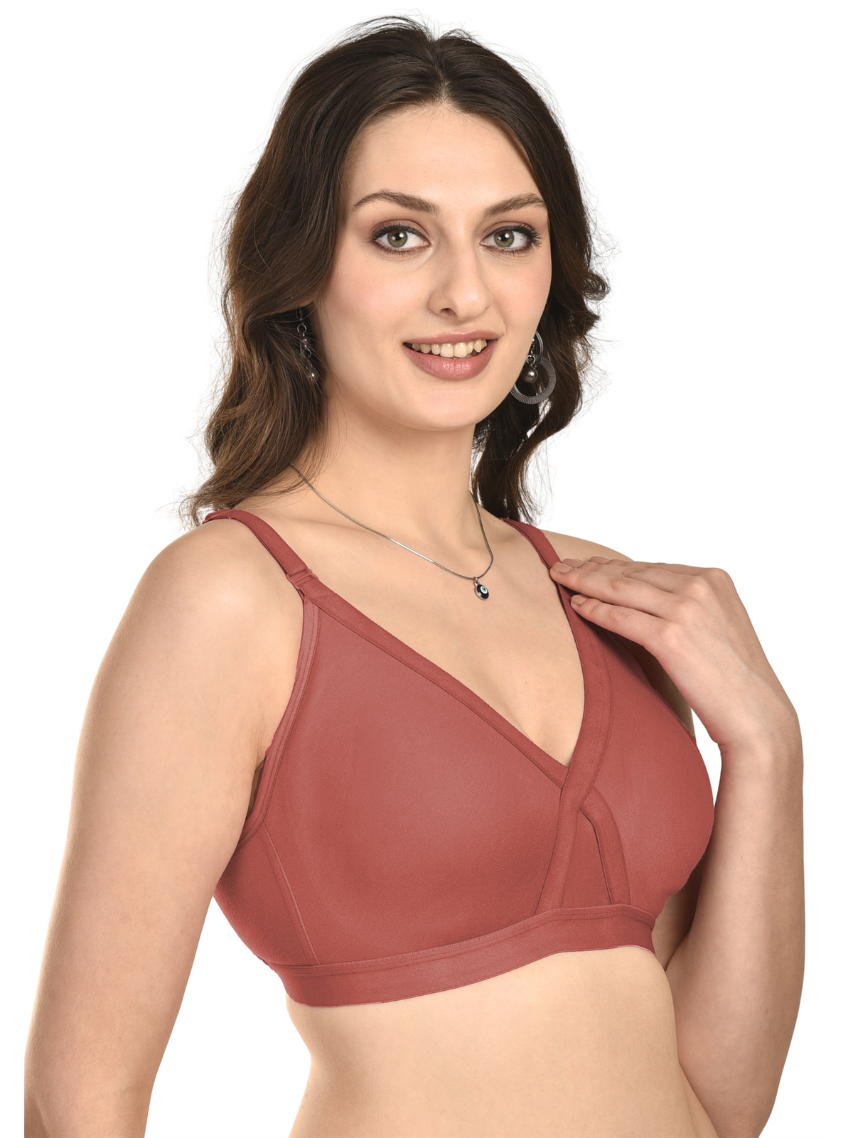 French Beauty XTacy D Cup Full Coverage Support Bra