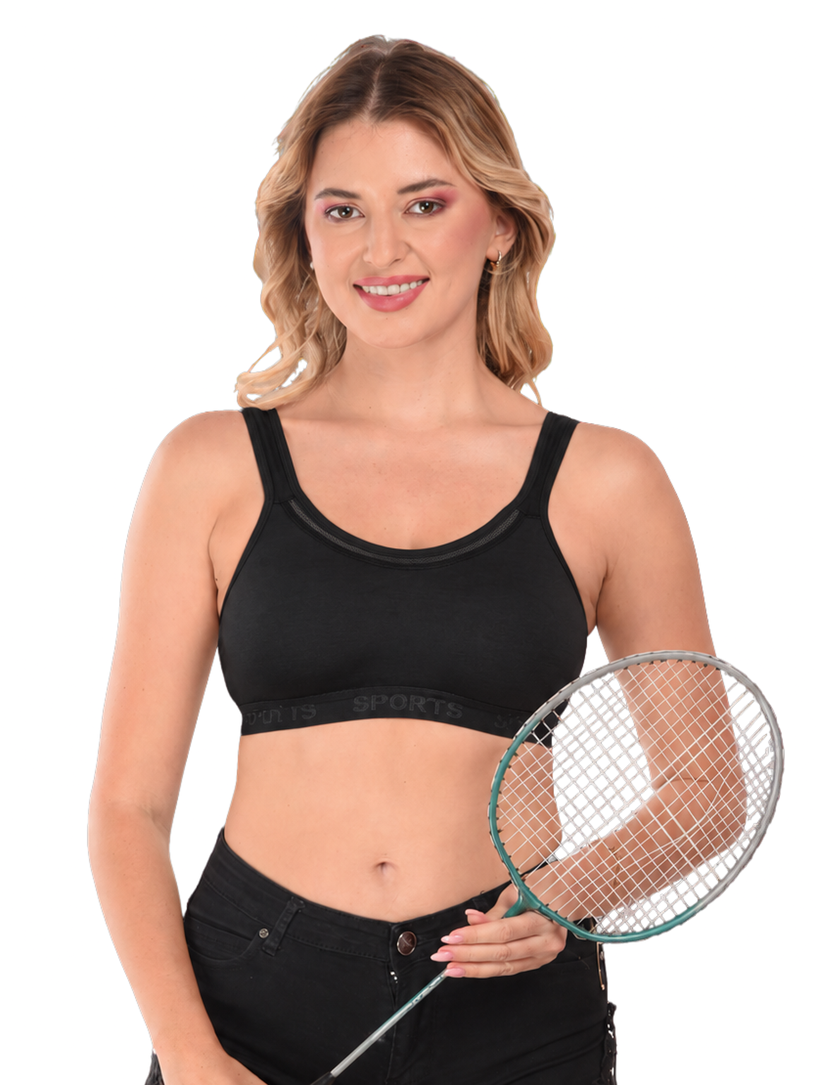 French Beauty Dove Lightweight Active Comfort Sports Bra