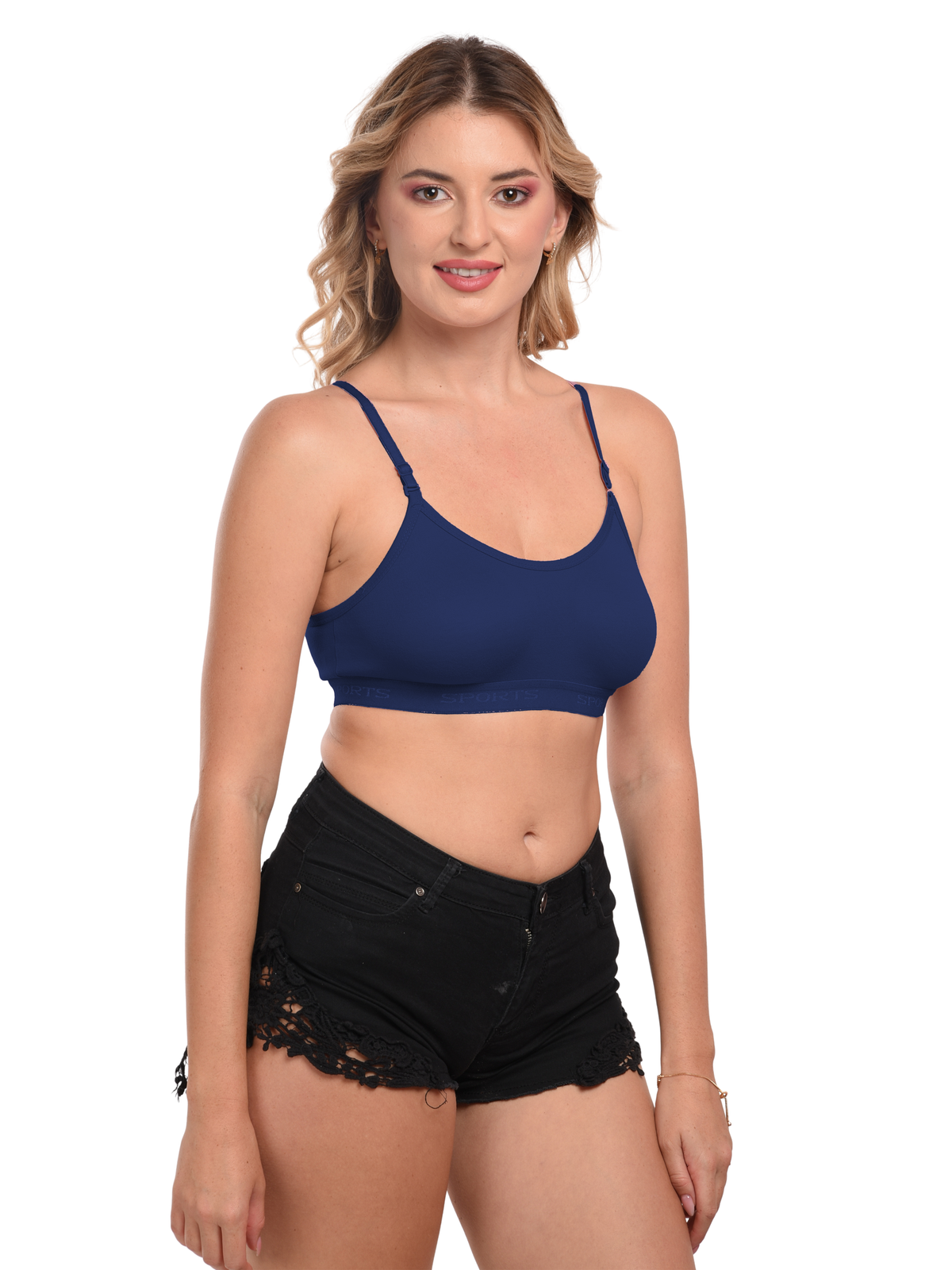 French Beauty Merlin Seamless Moulded Sports Bra
