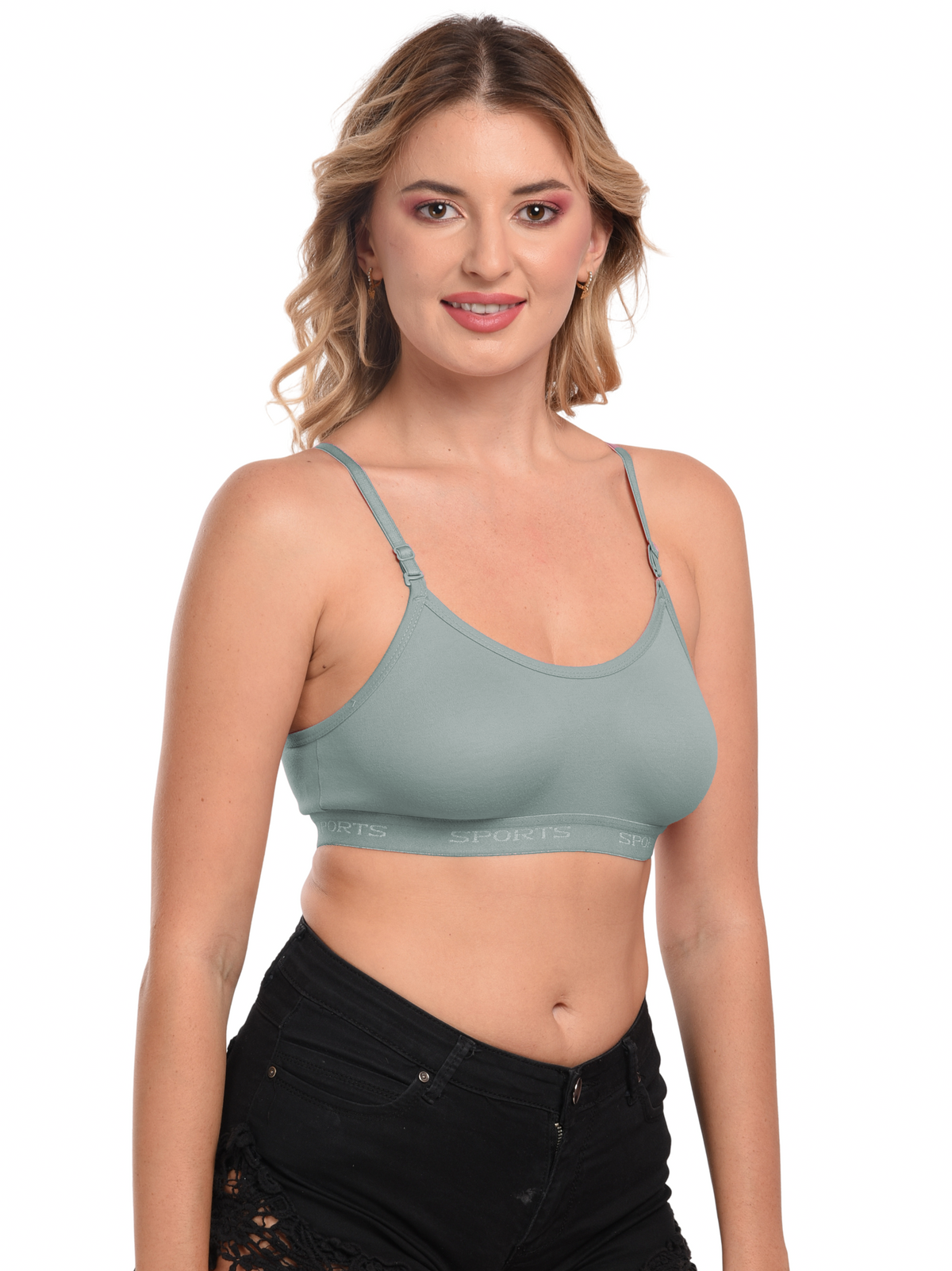 French Beauty Merlin Seamless Moulded Sports Bra