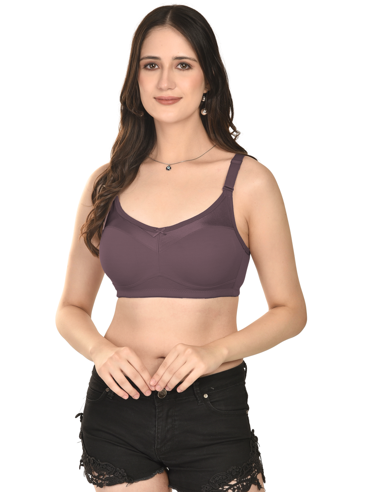French Beauty Amelie C Cup Full Coverage Cotton Bra