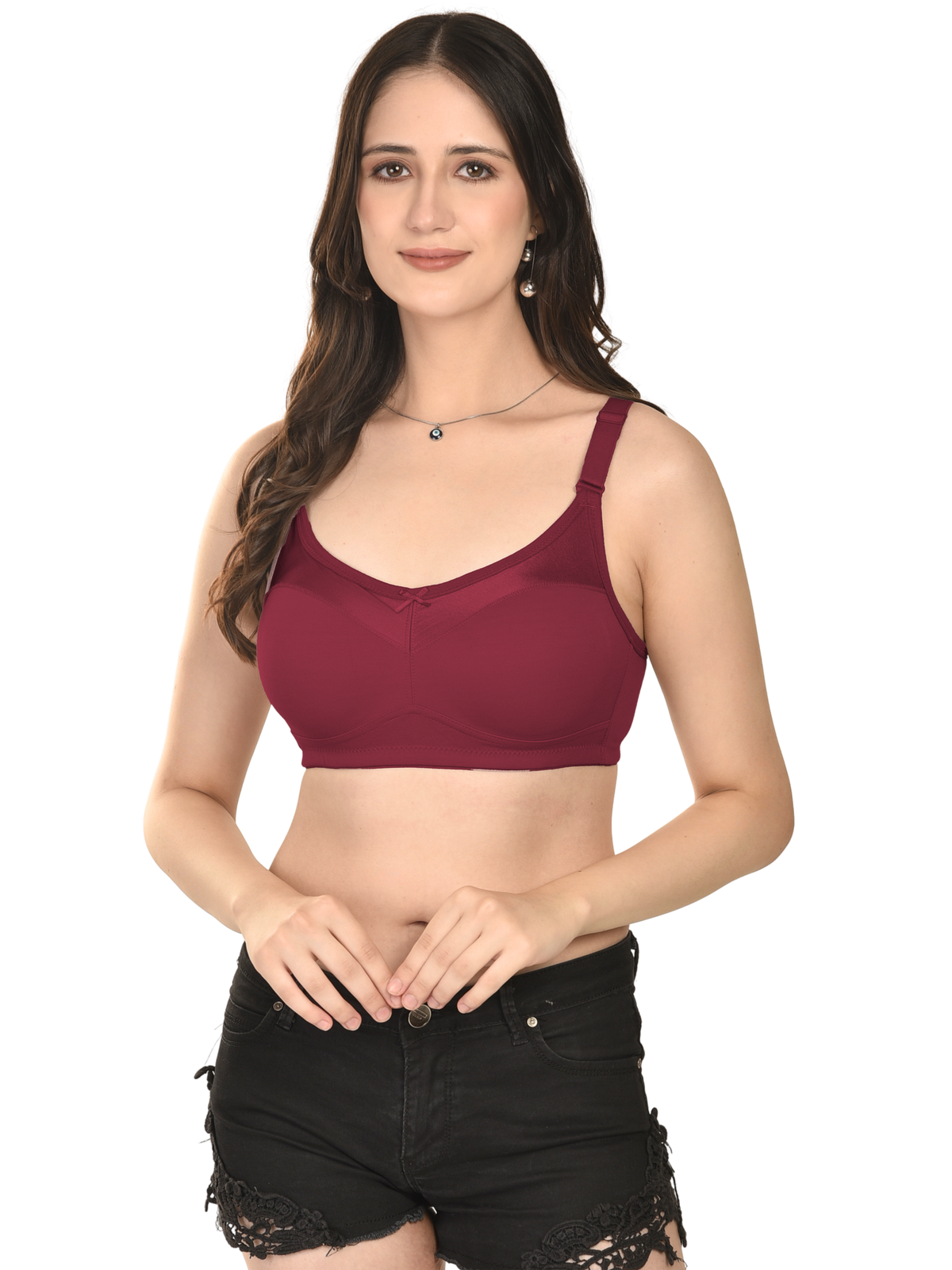 French Beauty Amelie C Cup Full Coverage Cotton Bra