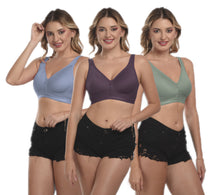 French Beauty Camellia D Cup Full Support Cotton Bra