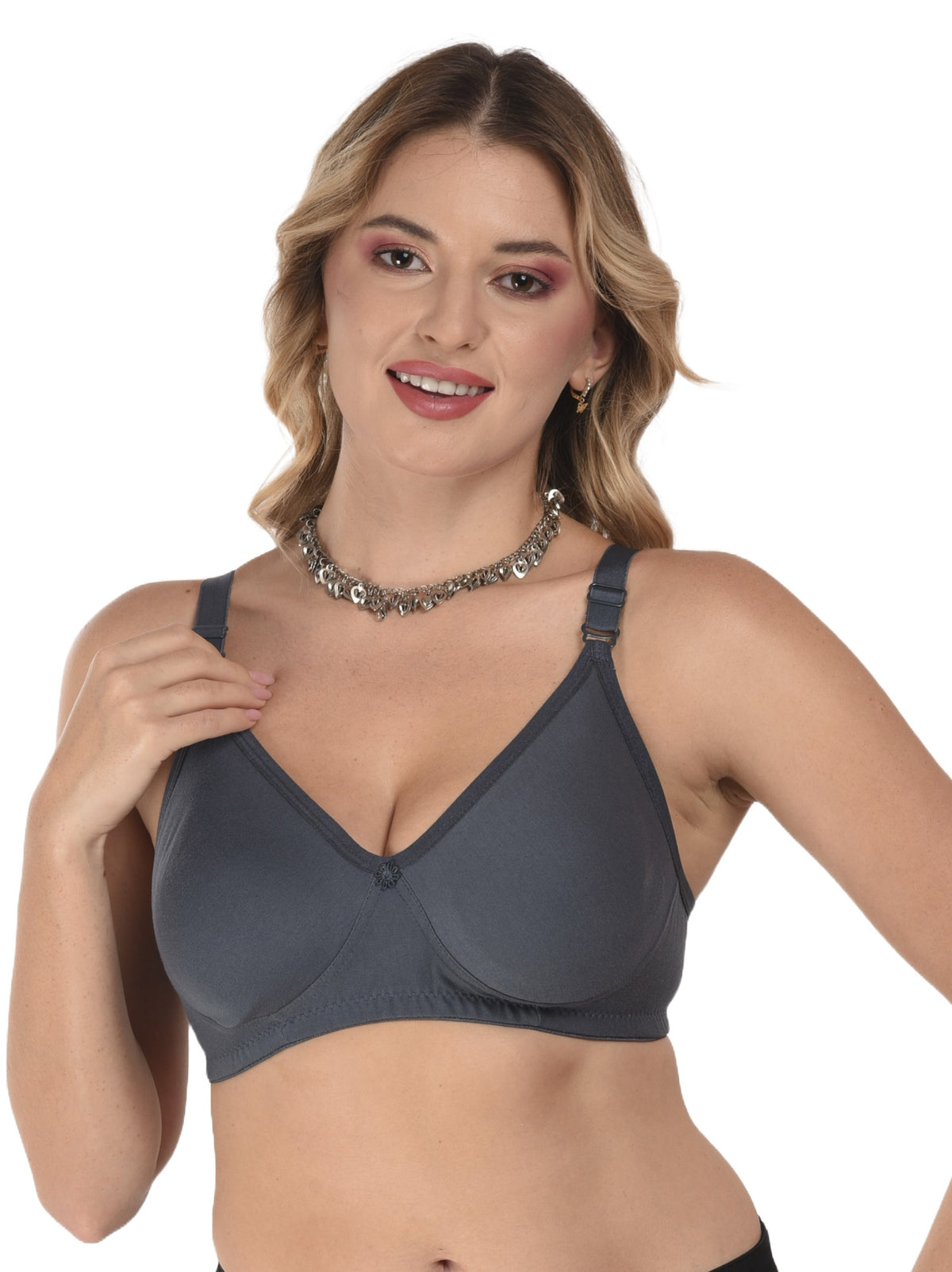 French Beauty Octavia D Cup Full Support Cotton Bra