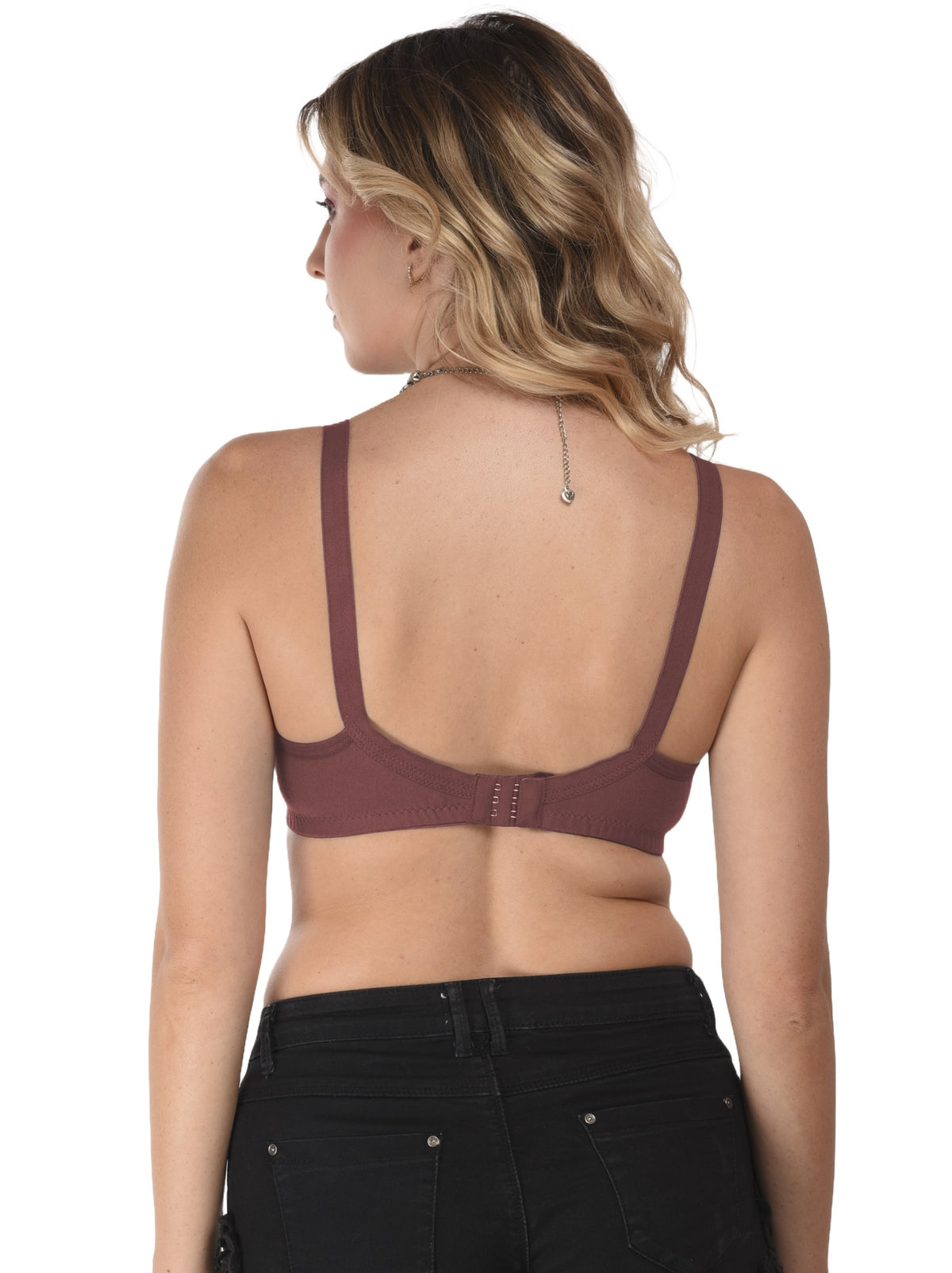 French Beauty Octavia D Cup Full Support Cotton Bra