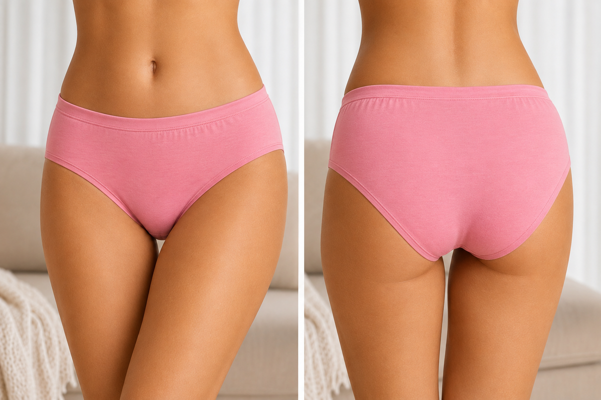French Beauty Silque Mid Rise Micro Modal Seamless Panty