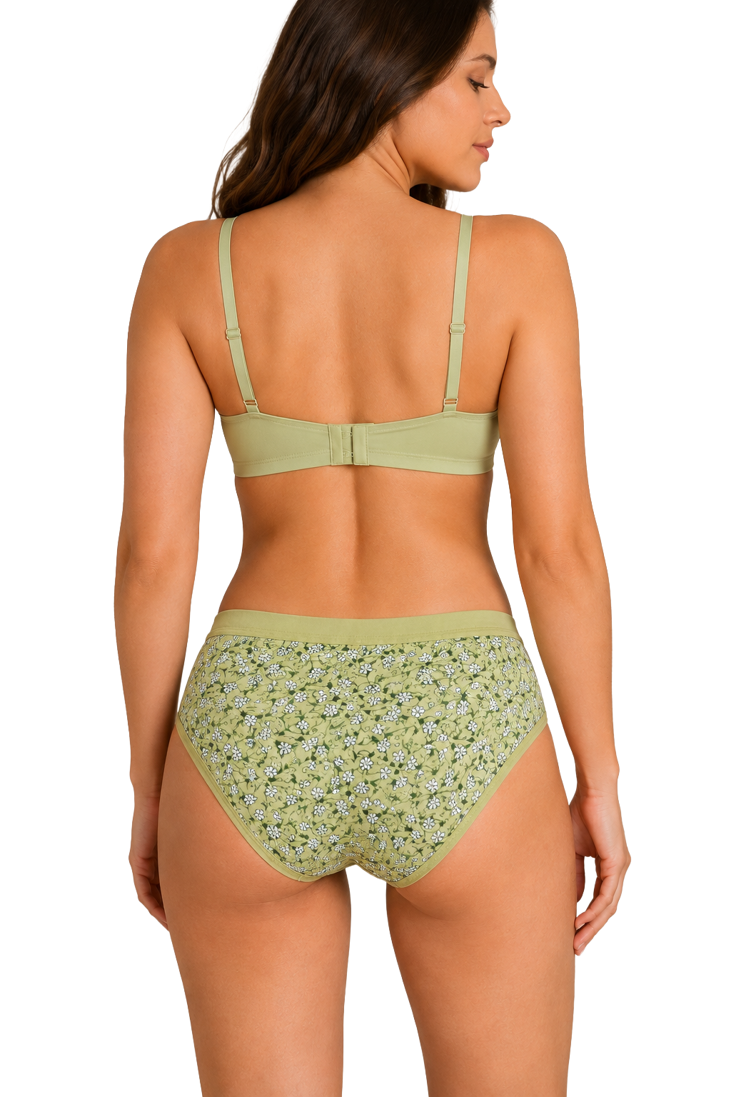 French Beauty Lilie Mid Rise Combed Cotton Hipster Panty
