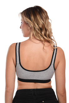 French Beauty Hawk Seamless Dual-Tone Sports Bra