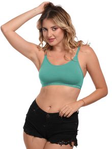 French Beauty Trendy Seamless Cotton Lycra Sports Bra