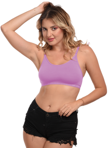 French Beauty Trendy Seamless Cotton Lycra Sports Bra