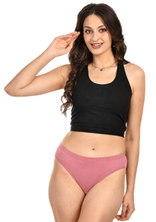 French Beauty Silque Mid Rise Micro Modal Seamless Panty
