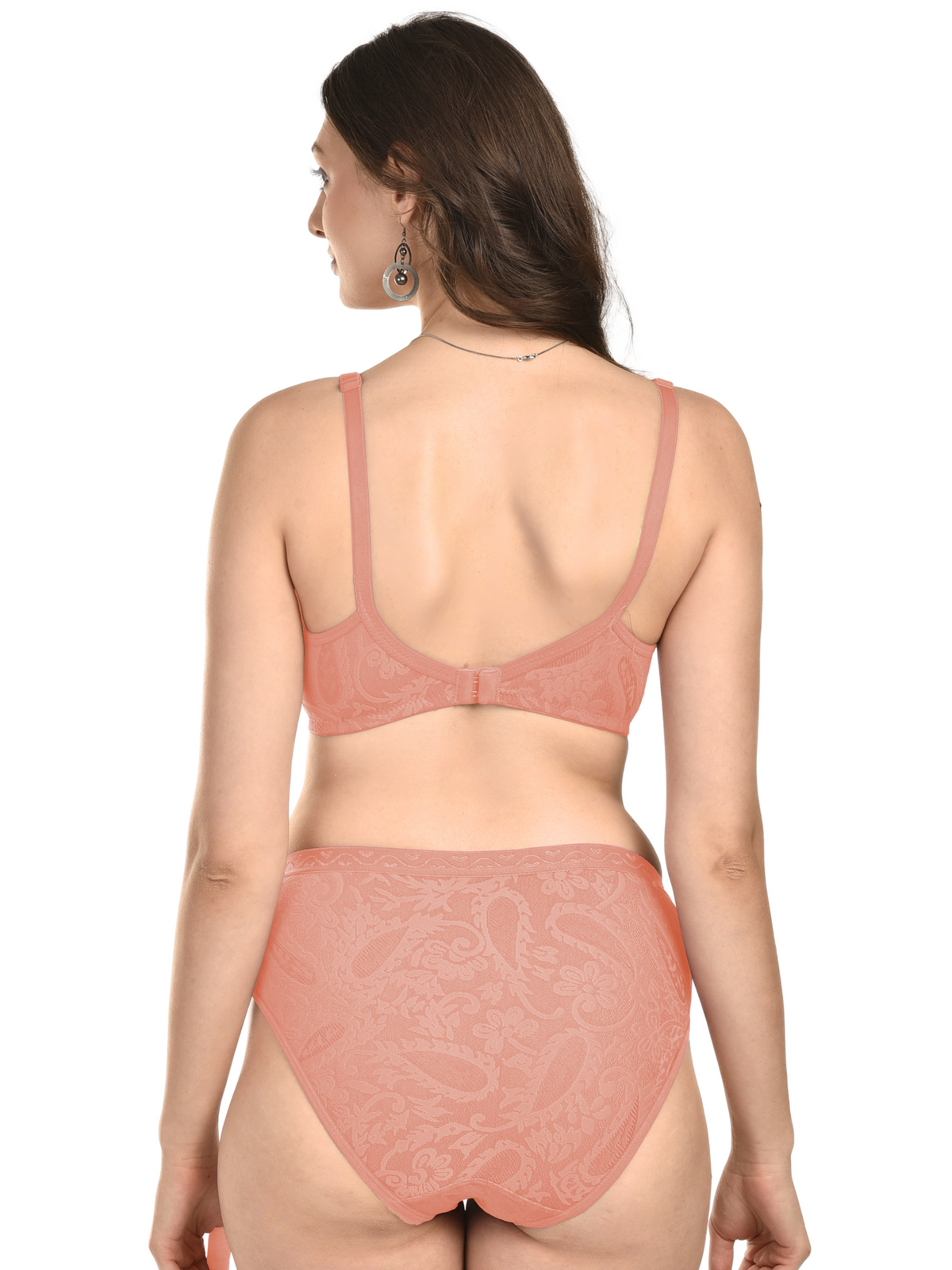French Beauty Juliette Jacquard Bra & Brief Lingerie Set