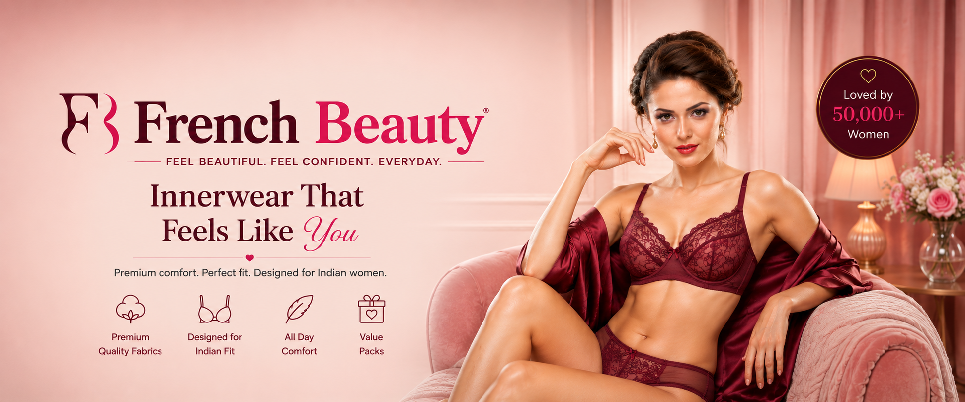 French Beauty — everyday confidence in burgundy