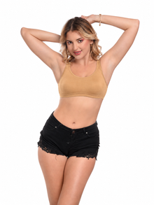 French Beauty Real Active Support Cotton Sports Bra