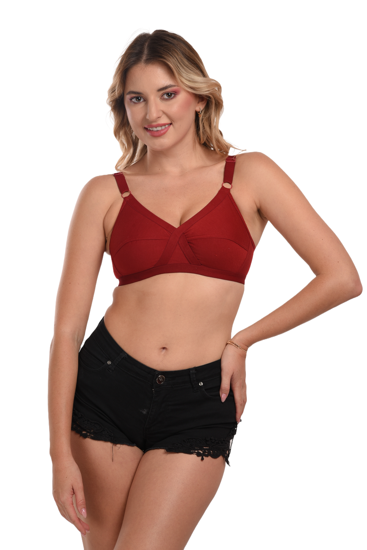 French Beauty Serena D Cup Minimizer Support Bra