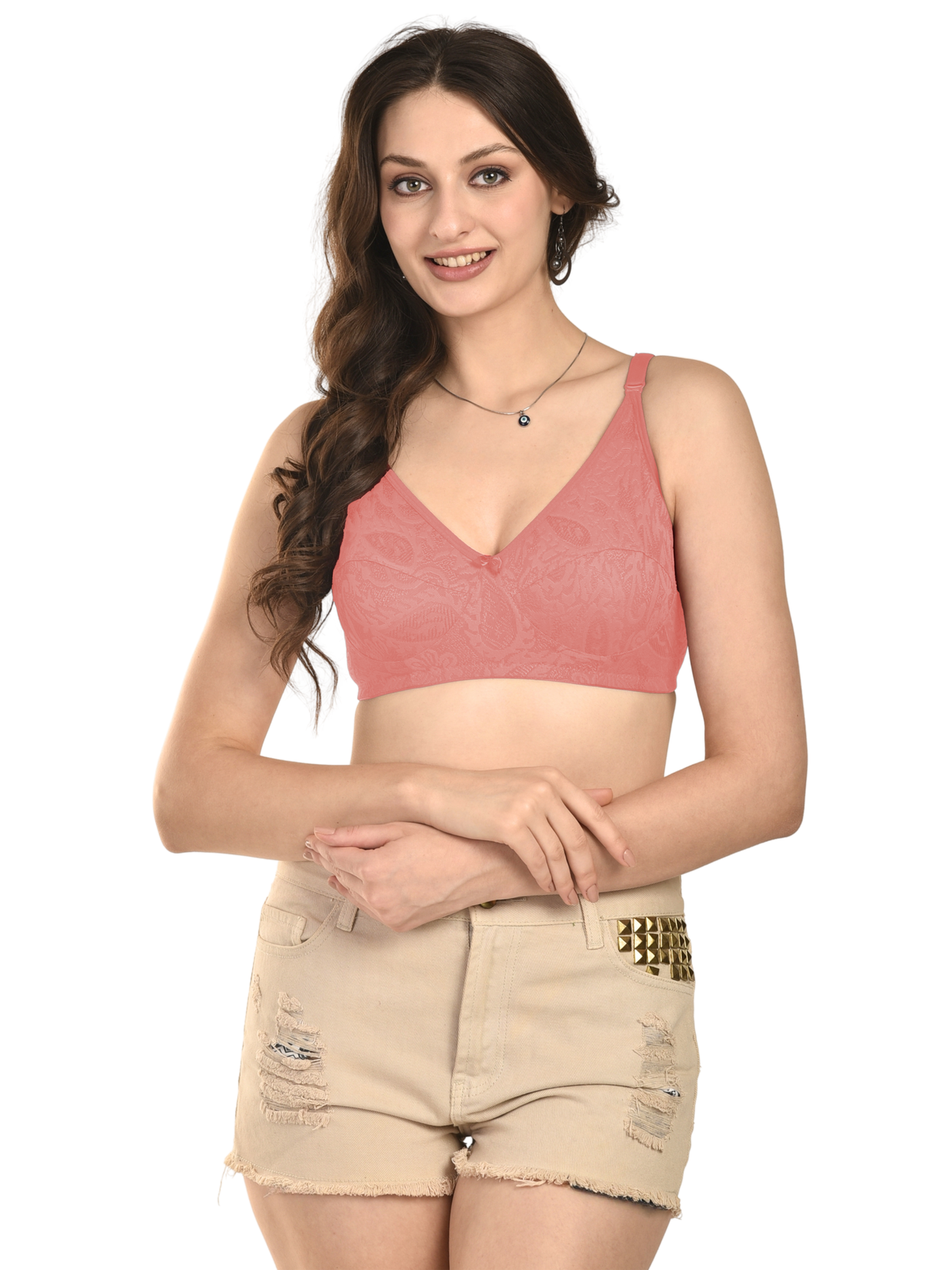 French Beauty Zaara B Cup Wirefree Everyday Bra