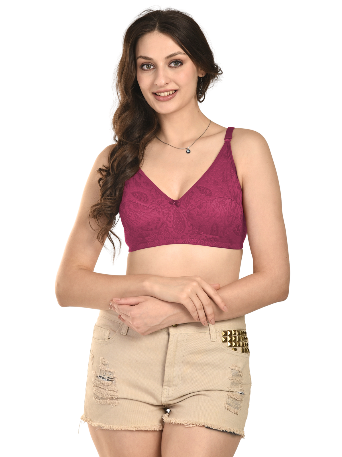 French Beauty Zaara B Cup Wirefree Everyday Bra
