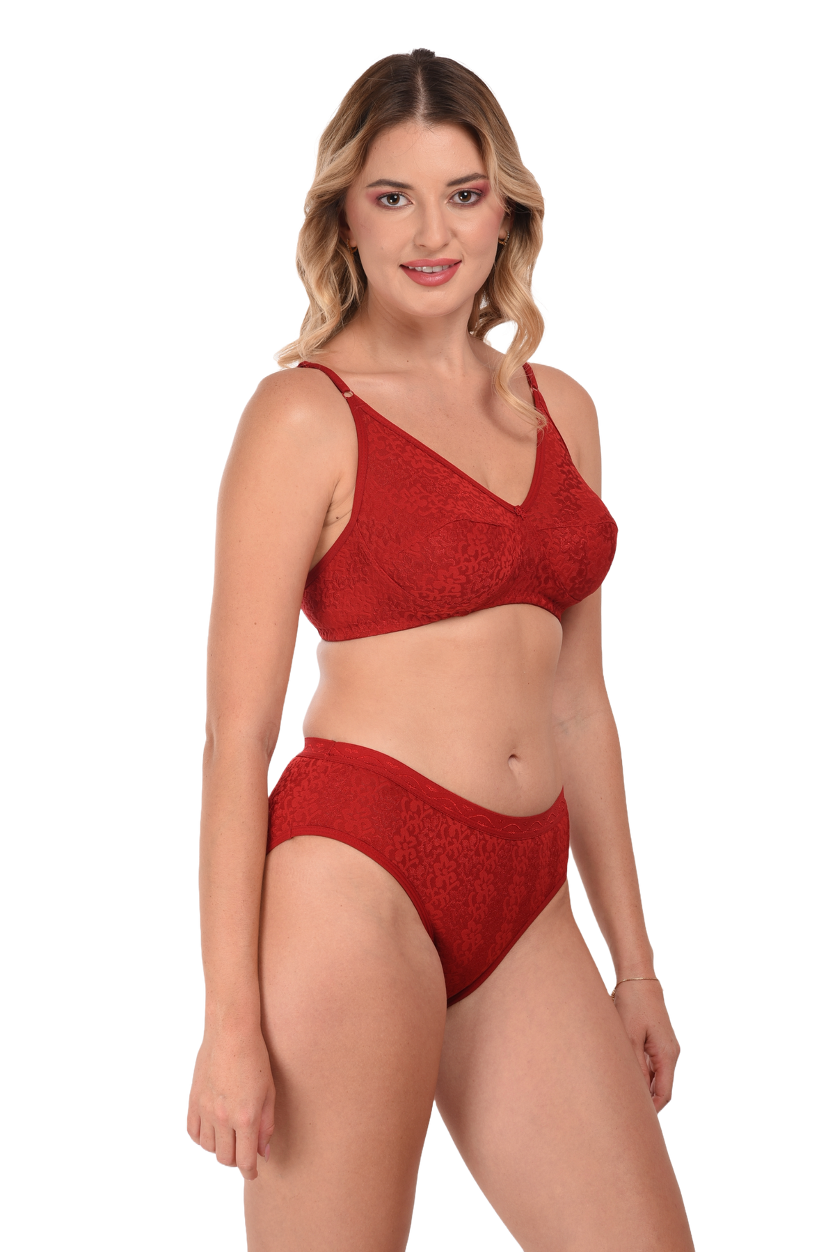 French Beauty Myra Floral Lace Bra & Hipster Lingerie Set