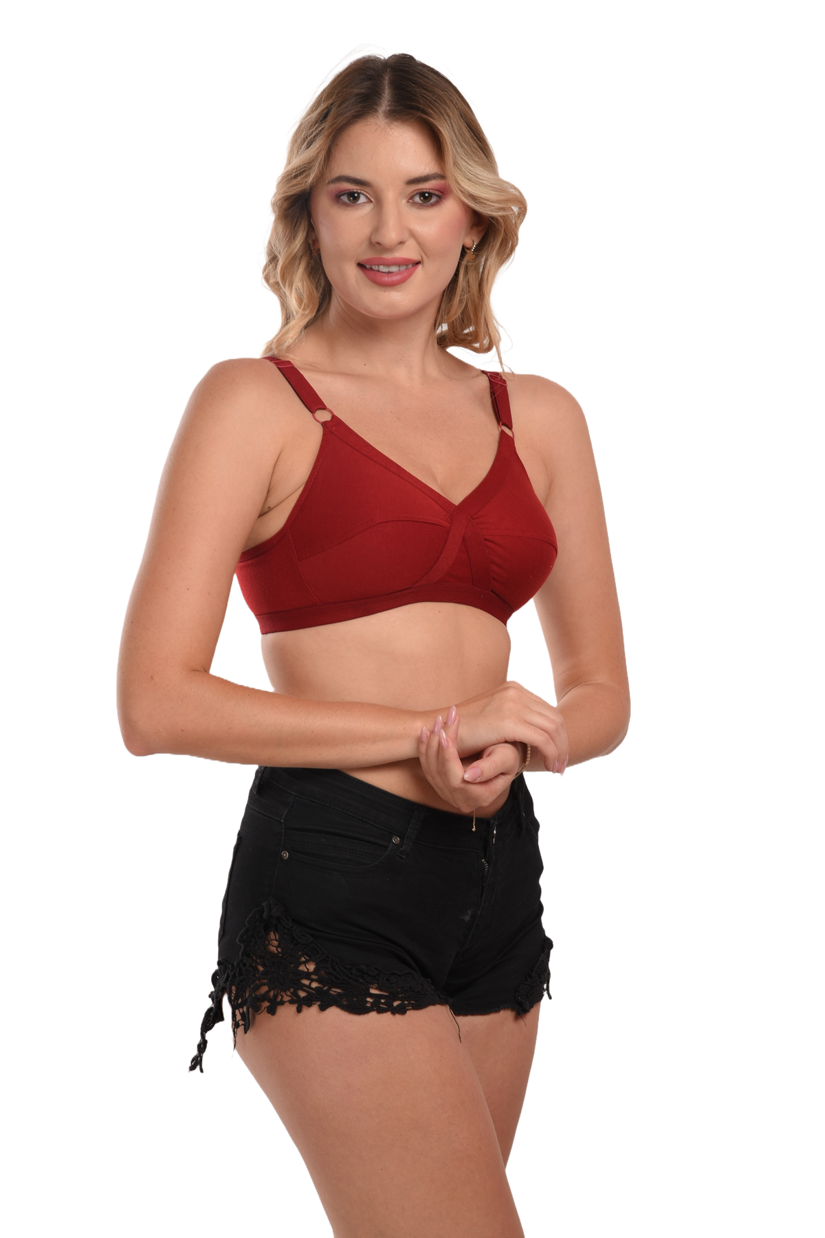French Beauty Serena D Cup Minimizer Support Bra